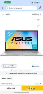 Asus vivobook 12th gen Intel(R) Core (TM) i3 -1215U