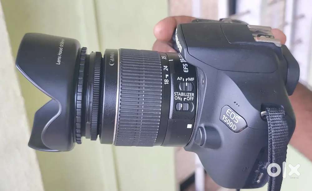 Canon 1500D, 
Canon 18-55 IS Lens +
18-135mm IS Canon Tele Lens,