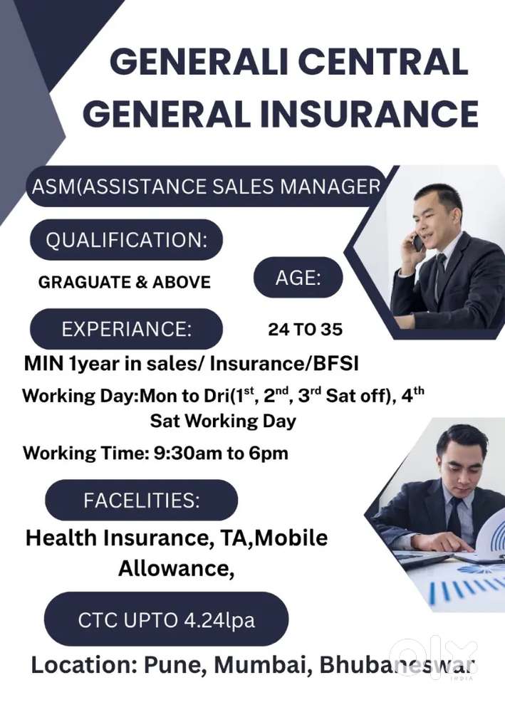 Pune/ASM/Health Insurance/Mobile Allowance/TA/Min 1yr exp in sales/