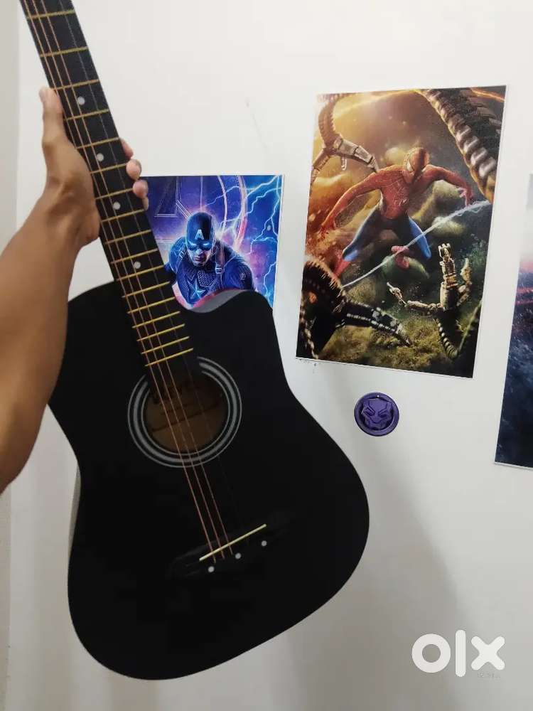 Black Aucostic guitar