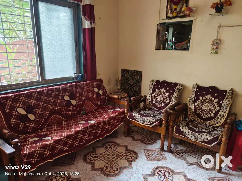 5 seater wooden sofa set