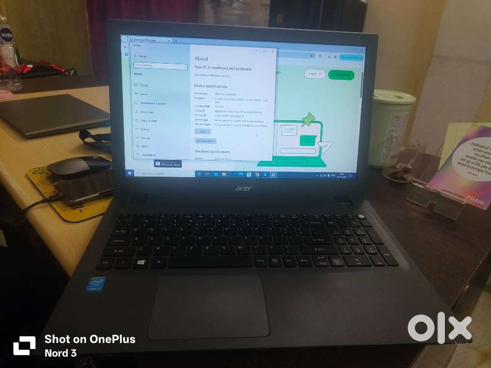Acer Laptop – Intel Core i5 (4th Gen)  8GB RAM  500GB HDD  Windows
