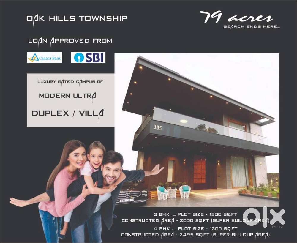 Sell For Duplex Gated socity with boundary wall