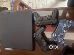 Sony PS4 Slim(1 TB storage) + 1 Working & 2 Repairable DualShock 4 Con