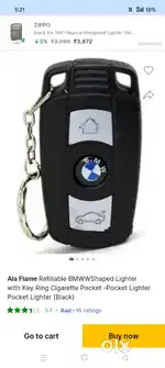 Bmw shaped lighter
