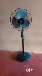 Remi Hi-Speed Pedestal Fan (PF-400) (BLACK/SILVER)