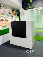 Reception tabke for office or shop use with complete installation