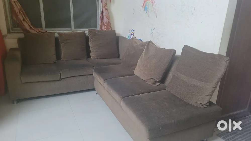 L-Shape 6 Seater Cozy Sofa