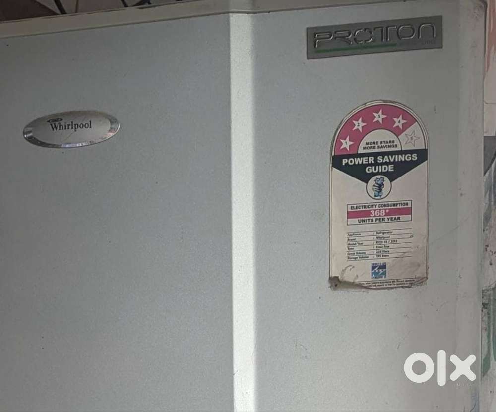 Whirlpool double door refrigerator