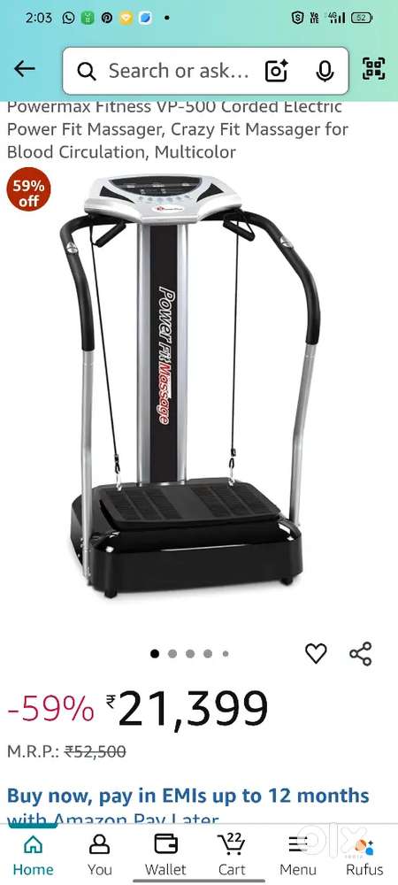 Vibration machine for slim