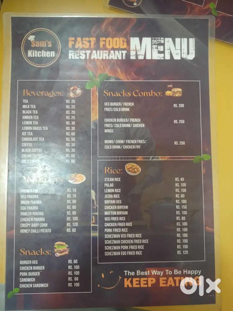 Indian chainese cook