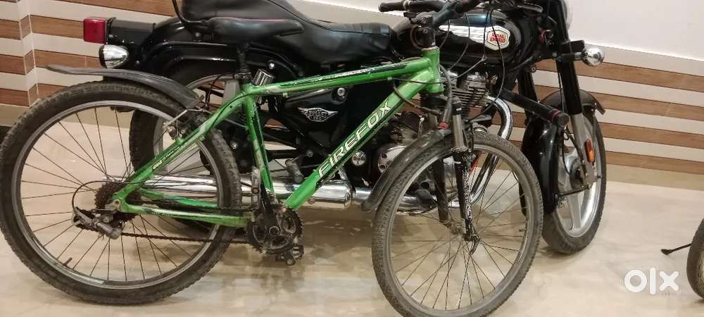Firefox 5 years used 7 gear cycle colour green