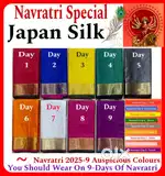 Navratri special saree japan silk