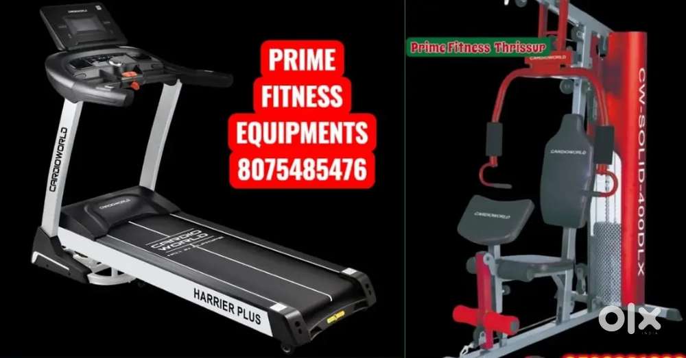 Commercial&Home Use Exercise Equipments Shop, Free delivery, COD&EMI