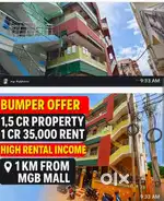 1.10.000.00 మాత్రమే నాలుగు ఫ్లోర్ బిల్డింగ్ పొదలకూరు రోడ్డు ఏరియా