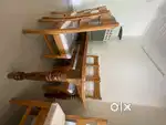 Wooden dining table 6 seater
