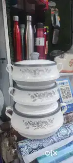 3 pcs hot pot set 4500 ML 4500 ML ML 6500 new look wholesale rate mein