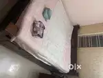 Sheesham wood king size bed with medical  mattress