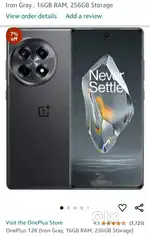 One plus 12r grey 5G 16gb + 256gb Grey