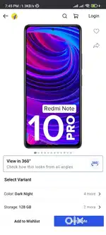 Redmi note 10 pro 6+5/128
