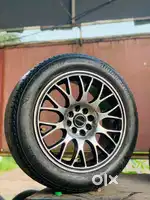 16 Inch 4 Hole 100/108 Pcd 7J 4 Used Alloys & 195/55/16 4 Used Tyers