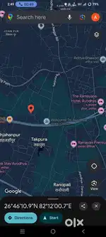 Plot on NH-27 in Ayodhya between Ayodhya-Devkali bypass
