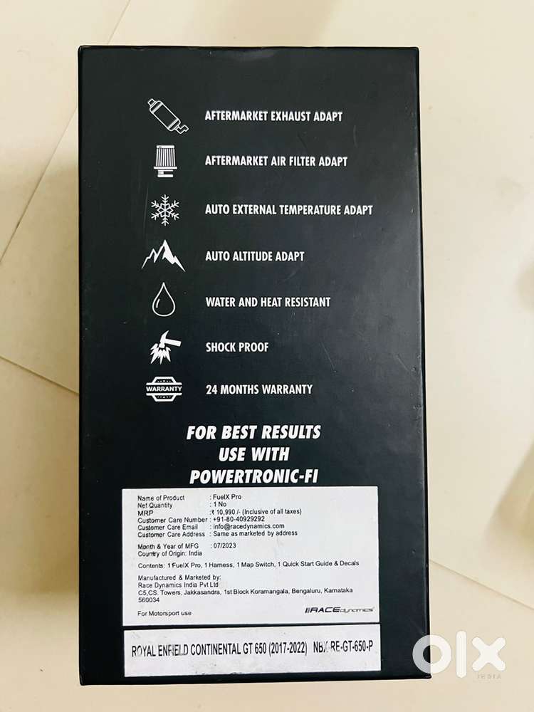 FuelX Pro for RE Continental GT650 (2017 to 2022)