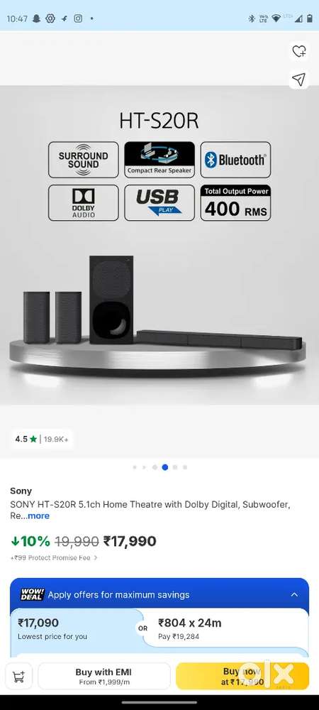 Sony sound bar