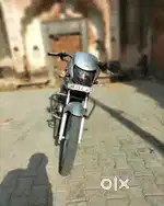Silver colour bike