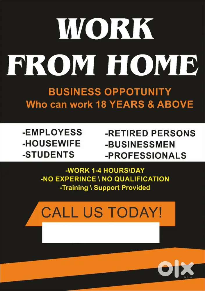 Work from home/part time job