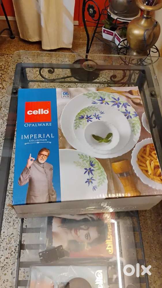 Cello 6pc dinner set ceramic new box pack