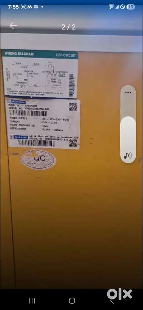 Deep fridge