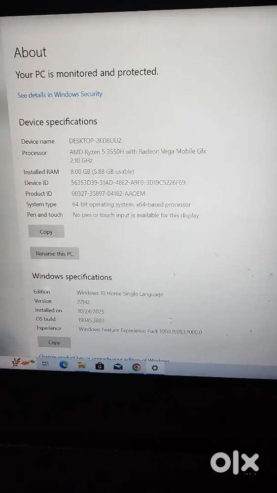 Hp Pavallion gaming laptop at very good condition