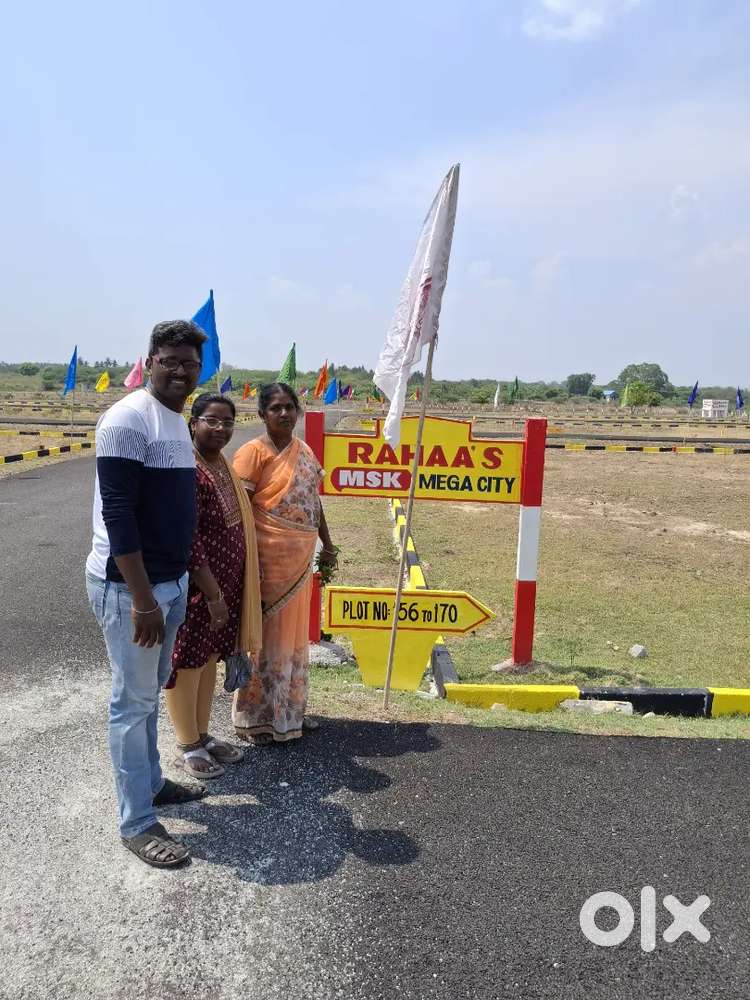 New Chennai to bangalore Expressway near to parandur airport  plots