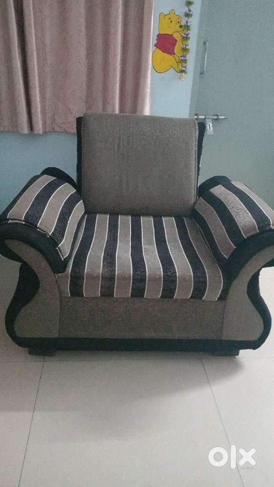 3+1+1 Sofa set and 4 dining chairs