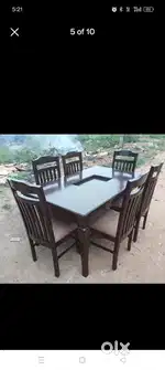 BRAND NEW SIX SEATER DINING TABLE FOR AFFORDABLE PRICE