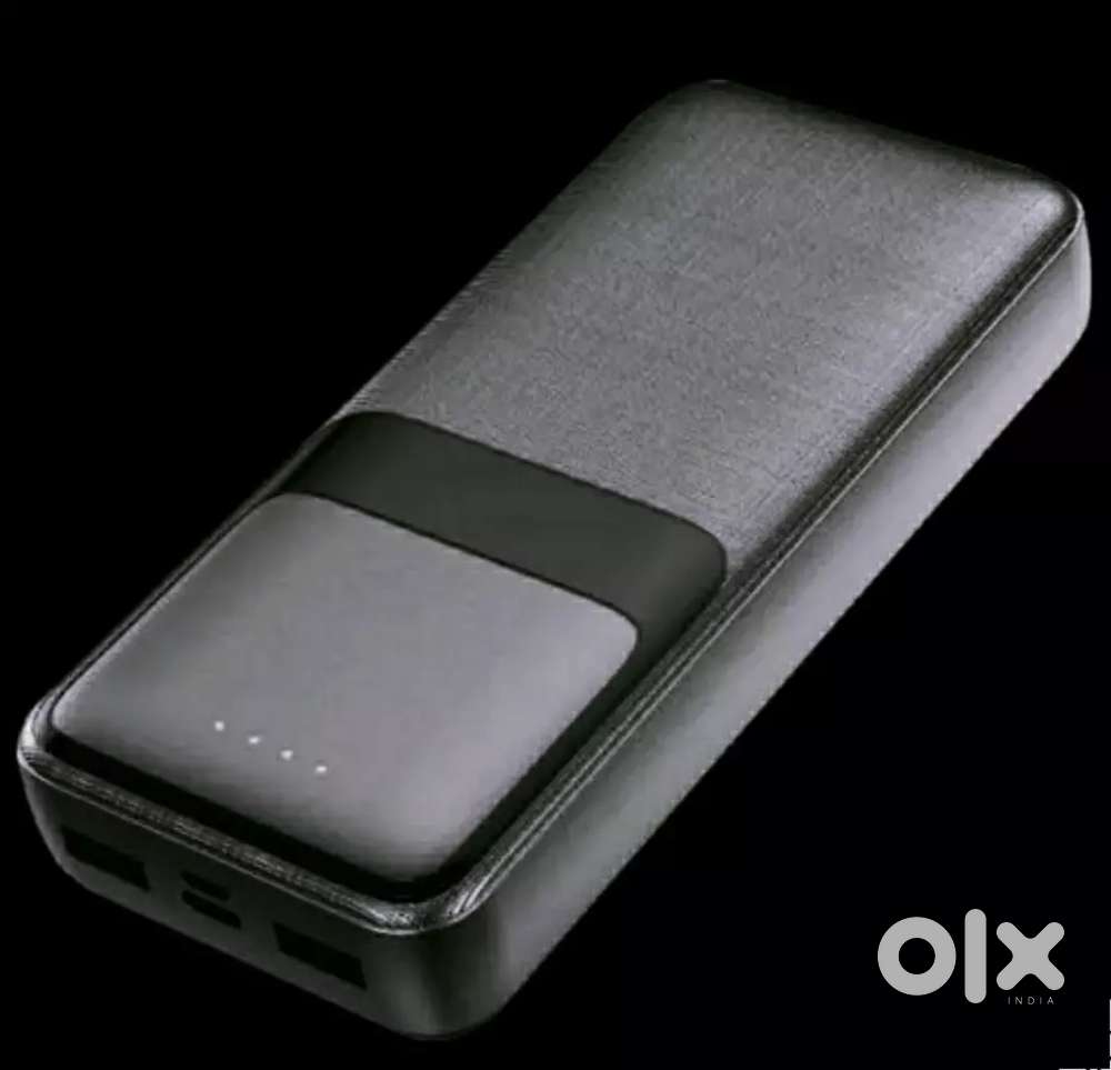 A 20,000mAh power bank is compatible with a wide range of devices,