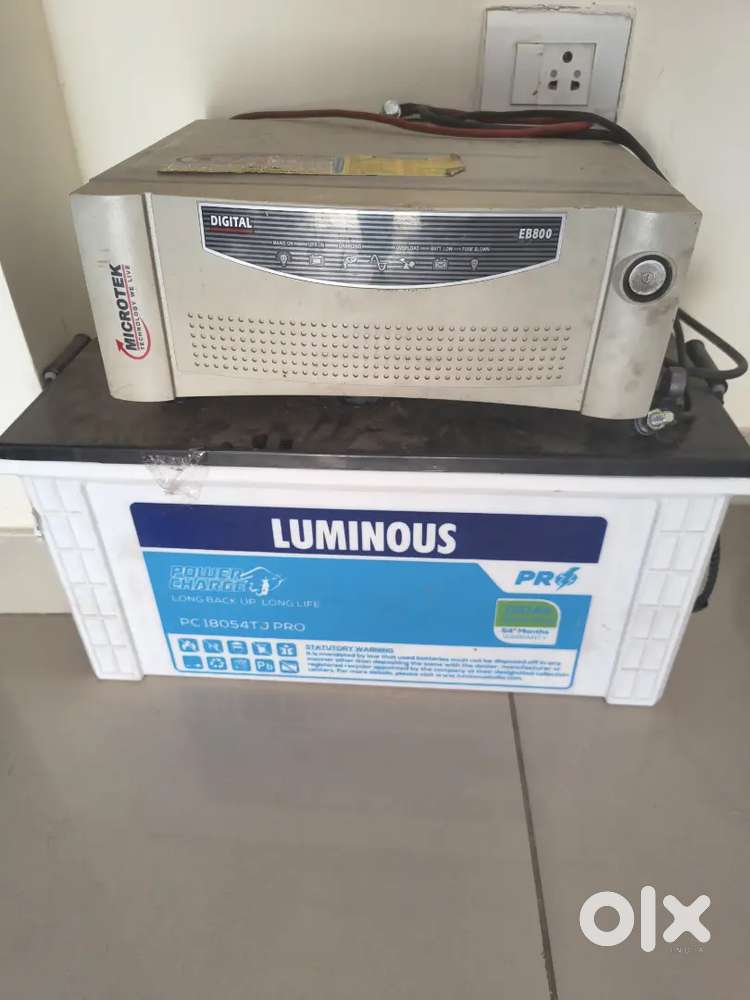 Luminous inverter 5 months old and one month used