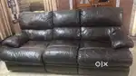 Imported ashley Leather recliner 3-seater for sale
