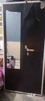 Wardrobe ,single bed with mattress