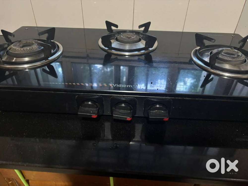 Vidiem Viva Glasstop Three Burner cooking stove 5 year old for sale