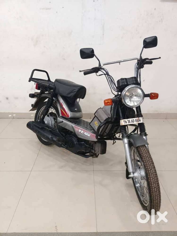 TVS XL 100 GREY COLOUR