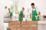 Urgent required 10 Housekeeping staff Boy/Girl