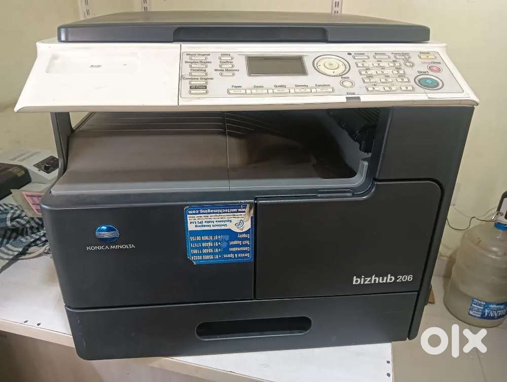Konica Xerox machine 206 low usage