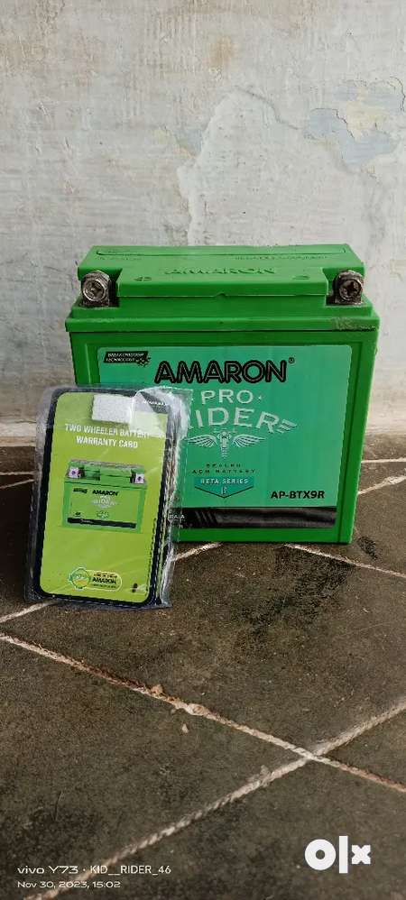 AMARON battery with warranty card 3year warranty available
