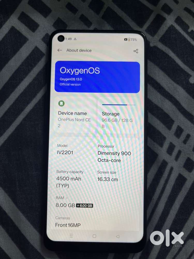 Oneplus Nord CE2 128gb 8gb ram