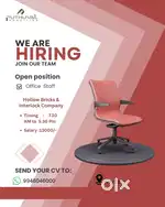 Urgently want a office staff in Varkala
