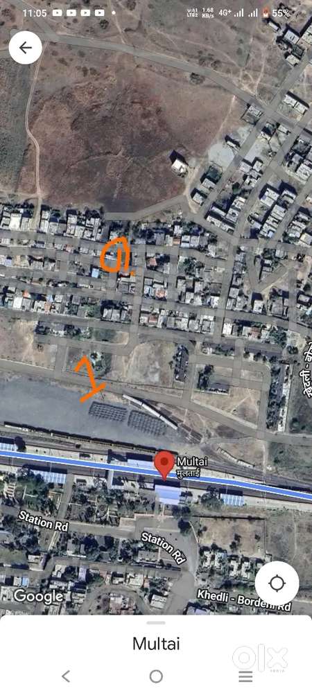 Plot for sale Multai ramnagar