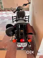 Forest Green Bullet 500, Antique with modified seat