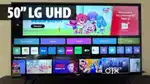 Led tv with 4K Ultra HD and voice commands of LG brand webOS model